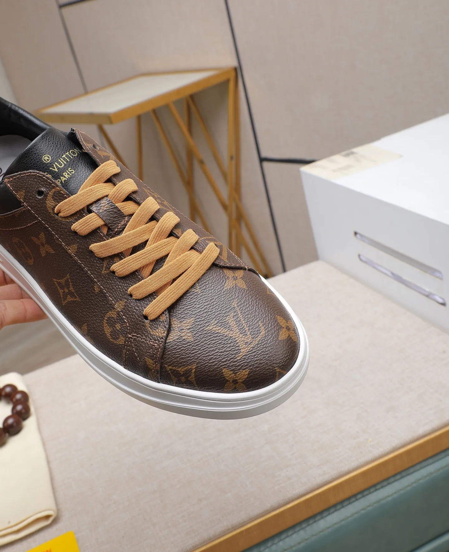 Men's shoes 💰420 📛📛(Niuli) high-end [LOUIS VUITTON】Louis Vuitton official website synchronizes new products👟Milan fashion catwalk style🇰🇾🇰🇾LV house logo, celebrity style, a must-have for fashionistas⚠️First-layer calfskin➕Cowhide lining➕Official website original original outsole👞Number 38-44